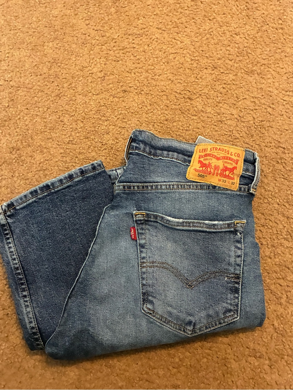 Levi's Men's Blue Straight-Leg Jeans